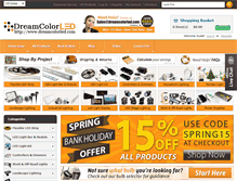 Tablet Screenshot of dreamcolorled.com